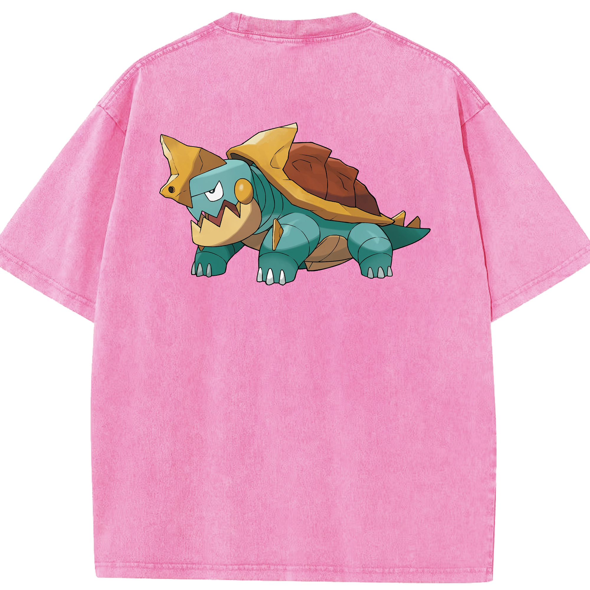 （画像用） ポケットモンスター Pokémon 綿100% ヴィンテージ風 半袖Tシャツ（背面プリント）